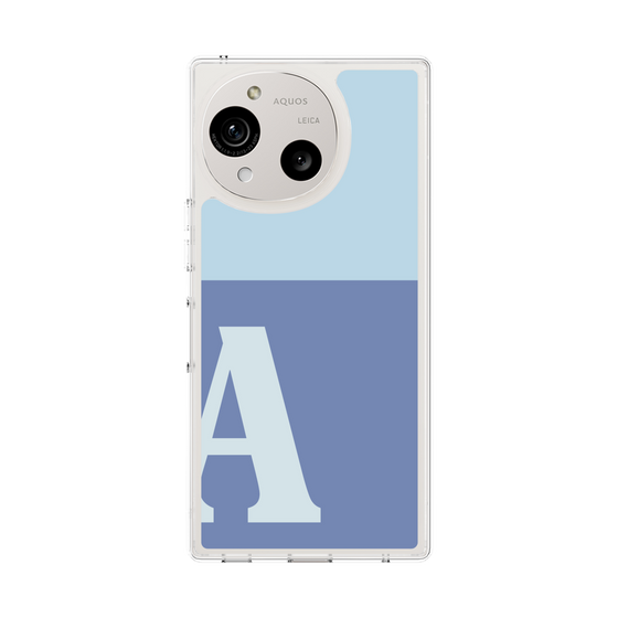 Slim Protection Case［ Original - initial two tone - A blue ］