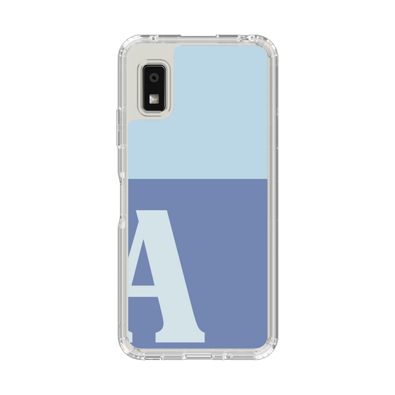 Slim Protection Case［ Original - initial two tone - A blue ］