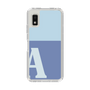Slim Protection Case［ Original - initial two tone - A blue ］