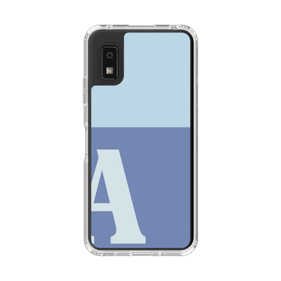 Slim Protection Case［ Original - initial two tone - A blue ］