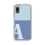 Slim Protection Case［ Original - initial two tone - A blue ］
