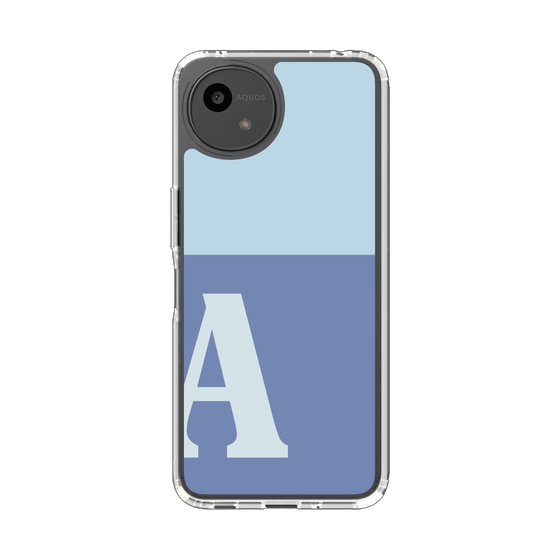 Slim Protection Case［ Original - initial two tone - A blue ］