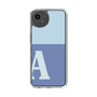Slim Protection Case［ Original - initial two tone - A blue ］