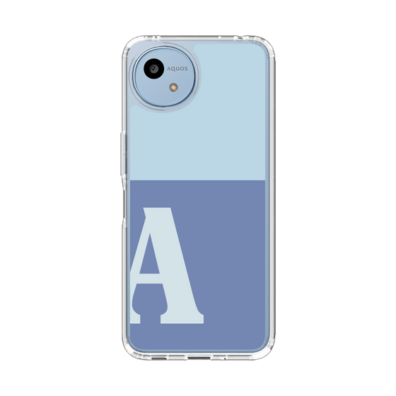Slim Protection Case［ Original - initial two tone - A blue ］