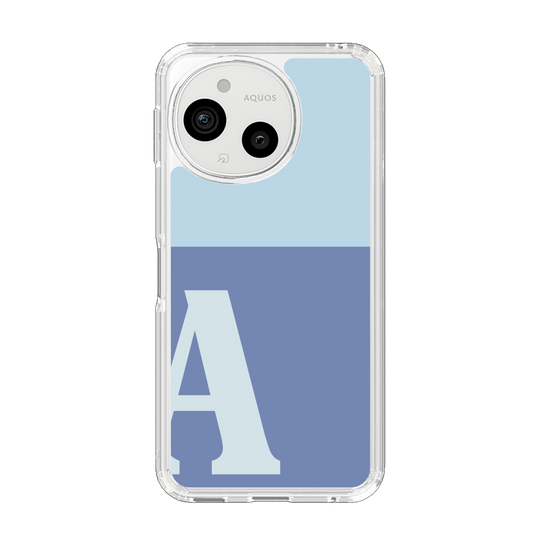Slim Protection Case［ Original - initial two tone - A blue ］
