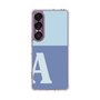 Slim Protection Case［ Original - initial two tone - A blue ］