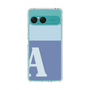 Slim Protection Case［ Original - initial two tone - A blue ］