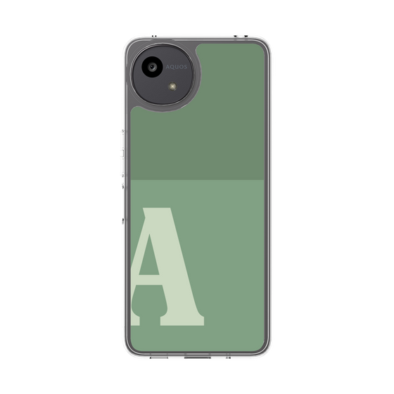 Slim Protection Case［ Original - initial two tone - A green ］