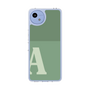 Slim Protection Case［ Original - initial two tone - A green ］