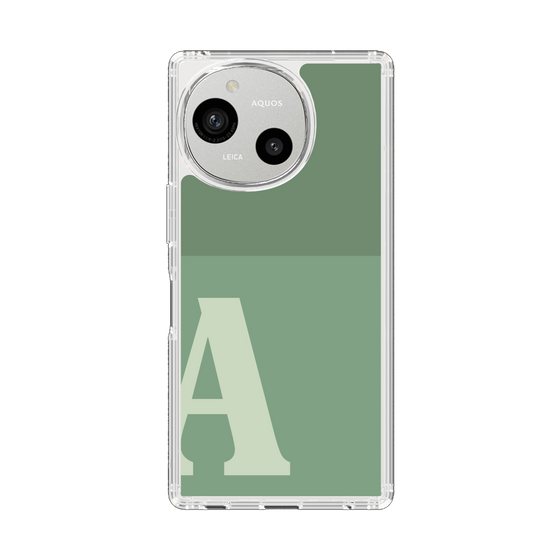 Slim Protection Case［ Original - initial two tone - A green ］