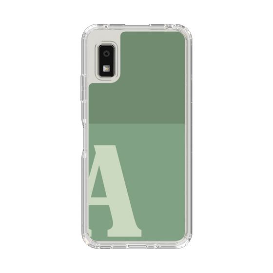 Slim Protection Case［ Original - initial two tone - A green ］