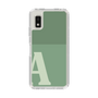 Slim Protection Case［ Original - initial two tone - A green ］