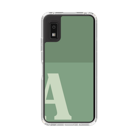 Slim Protection Case［ Original - initial two tone - A green ］