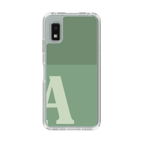 Slim Protection Case［ Original - initial two tone - A green ］