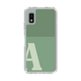Slim Protection Case［ Original - initial two tone - A green ］
