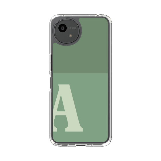 Slim Protection Case［ Original - initial two tone - A green ］