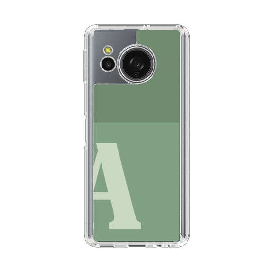 Slim Protection Case［ Original - initial two tone - A green ］