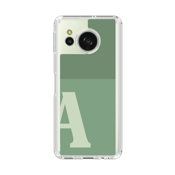 Slim Protection Case［ Original - initial two tone - A green ］