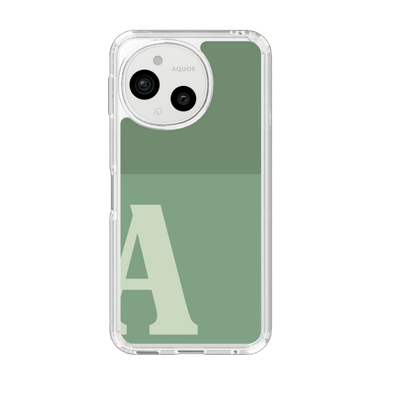 Slim Protection Case［ Original - initial two tone - A green ］