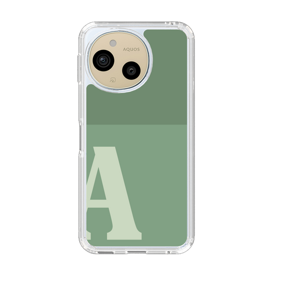 Slim Protection Case［ Original - initial two tone - A green ］