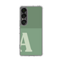 Slim Protection Case［ Original - initial two tone - A green ］