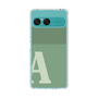 Slim Protection Case［ Original - initial two tone - A green ］