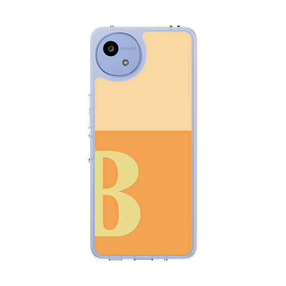 Slim Protection Case［ Original - initial two tone - B orange ］