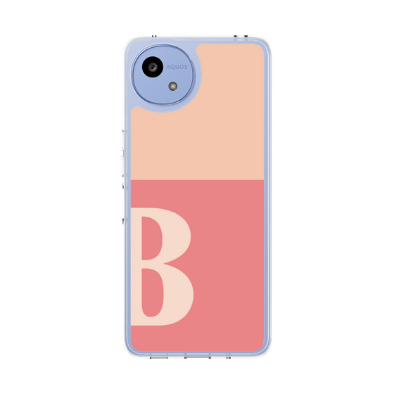 Slim Protection Case［ Original - initial two tone - B pink ］