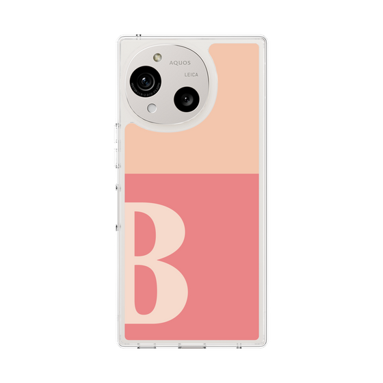 Slim Protection Case［ Original - initial two tone - B pink ］