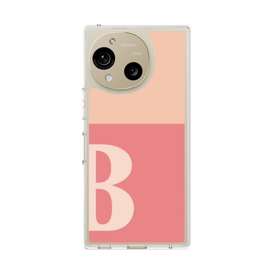 Slim Protection Case［ Original - initial two tone - B pink ］
