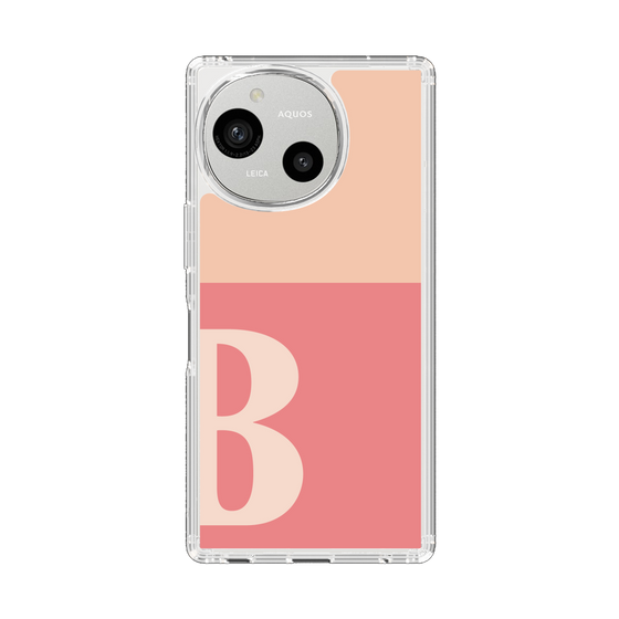 Slim Protection Case［ Original - initial two tone - B pink ］