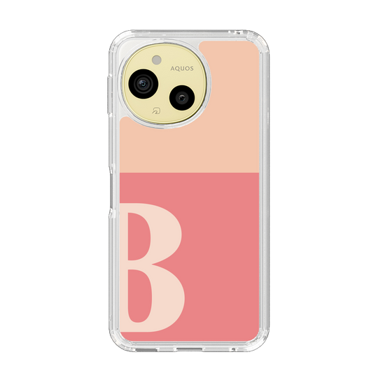 Slim Protection Case［ Original - initial two tone - B pink ］