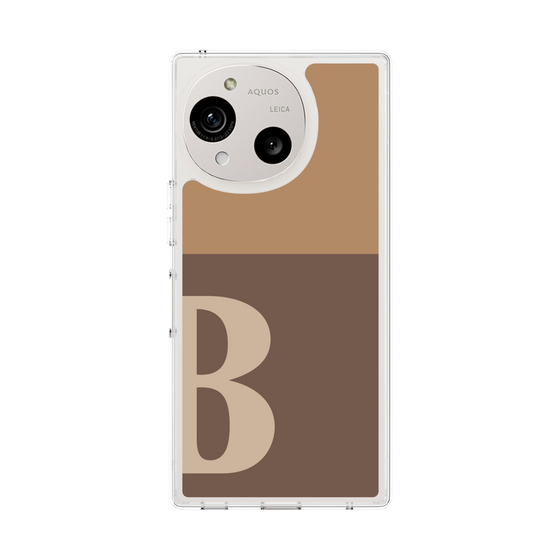 Slim Protection Case［ Original - initial two tone - B brown ］