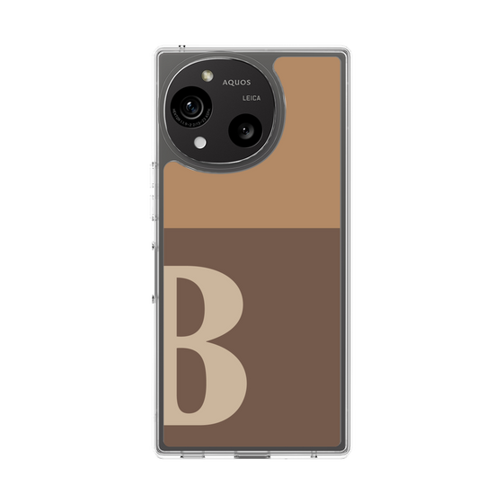 Slim Protection Case［ Original - initial two tone - B brown ］