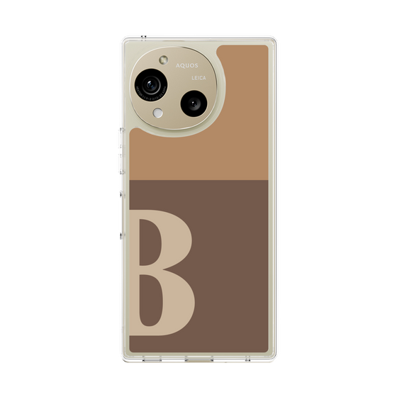 Slim Protection Case［ Original - initial two tone - B brown ］