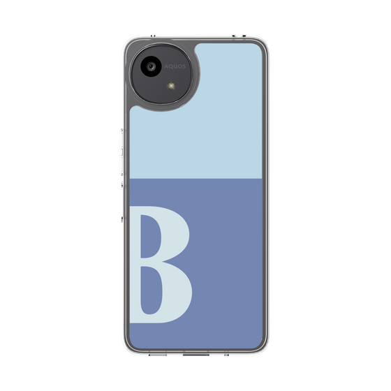 Slim Protection Case［ Original - initial two tone - B blue ］