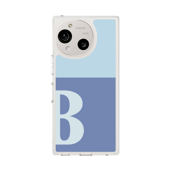 Slim Protection Case［ Original - initial two tone - B blue ］