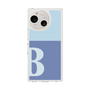 Slim Protection Case［ Original - initial two tone - B blue ］