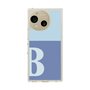 Slim Protection Case［ Original - initial two tone - B blue ］
