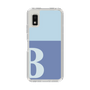 Slim Protection Case［ Original - initial two tone - B blue ］