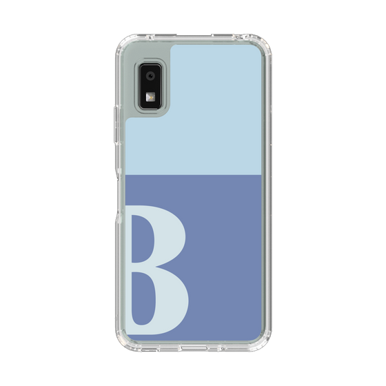 Slim Protection Case［ Original - initial two tone - B blue ］