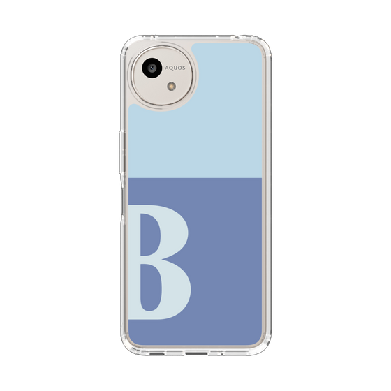 Slim Protection Case［ Original - initial two tone - B blue ］