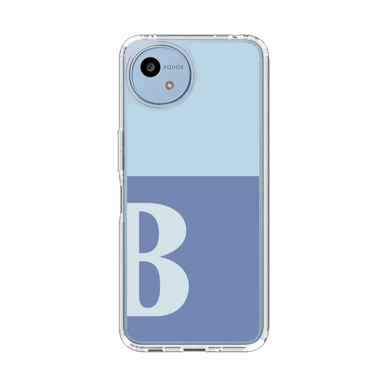 Slim Protection Case［ Original - initial two tone - B blue ］