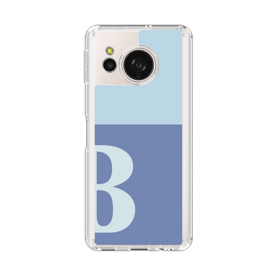 Slim Protection Case［ Original - initial two tone - B blue ］