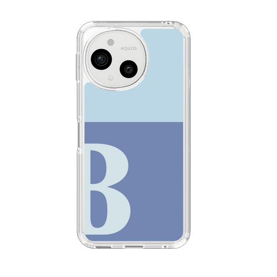 Slim Protection Case［ Original - initial two tone - B blue ］
