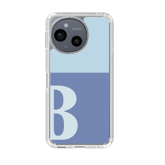 Slim Protection Case［ Original - initial two tone - B blue ］