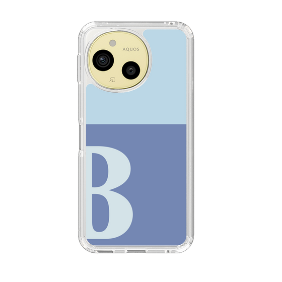 Slim Protection Case［ Original - initial two tone - B blue ］