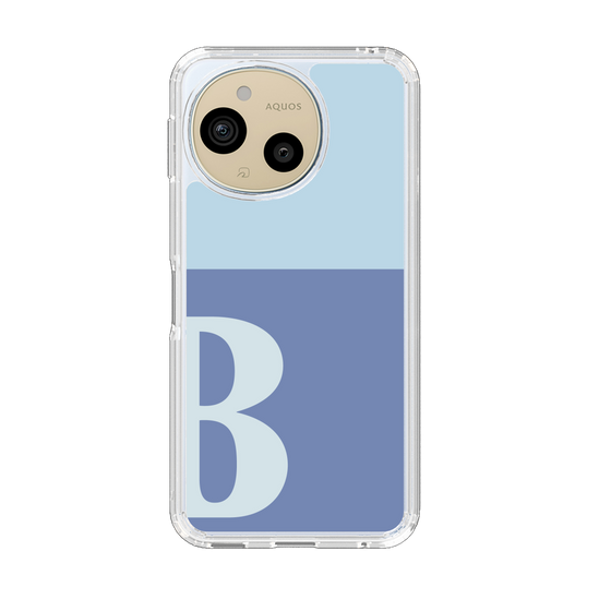 Slim Protection Case［ Original - initial two tone - B blue ］