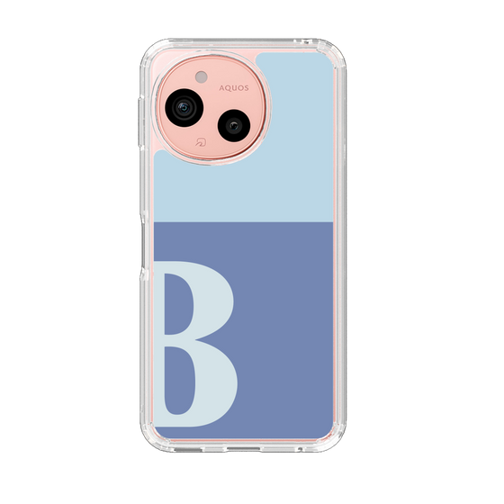 Slim Protection Case［ Original - initial two tone - B blue ］