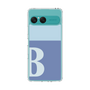 Slim Protection Case［ Original - initial two tone - B blue ］